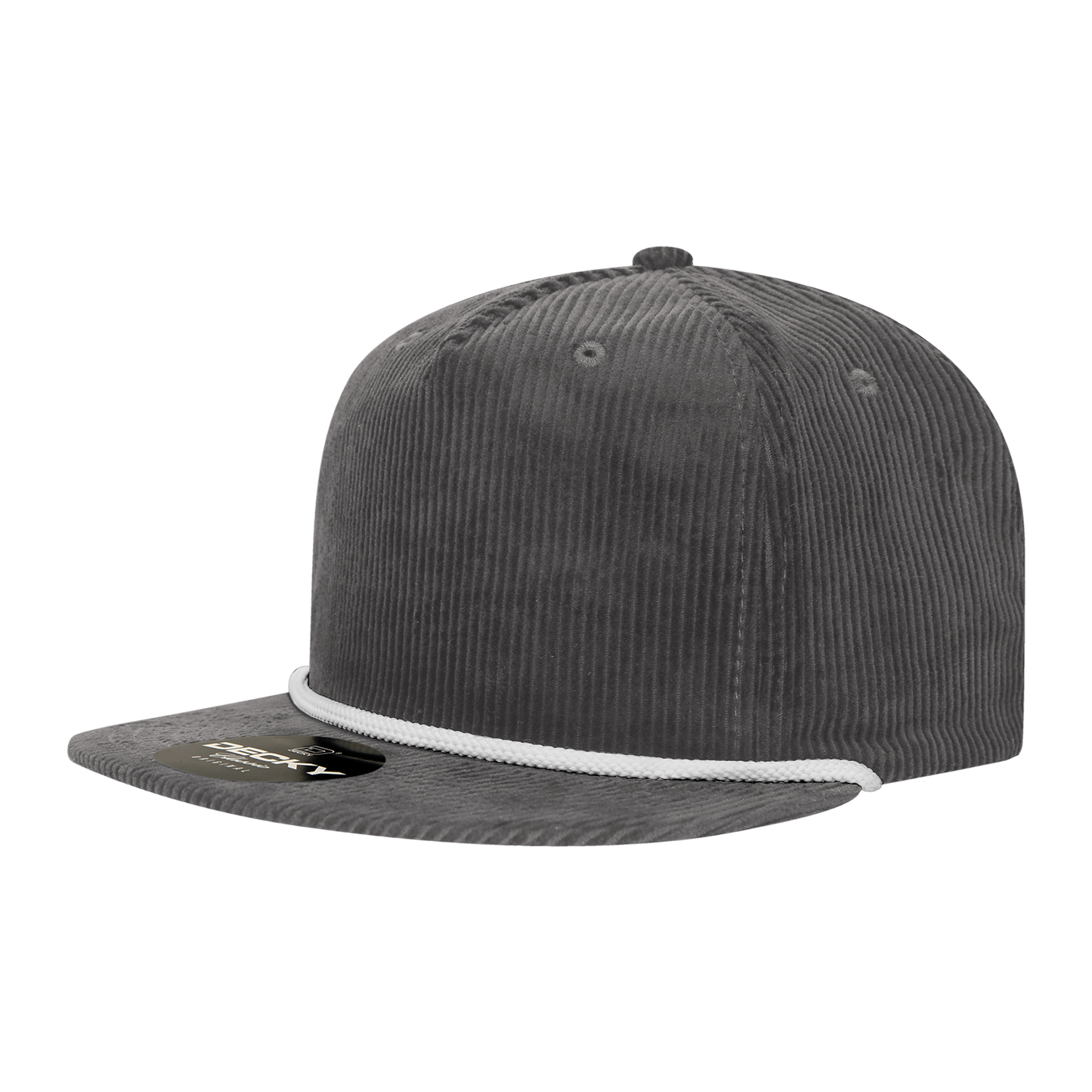 Decky 5 Panel High Profile Relaxed Corduroy Rope Hat