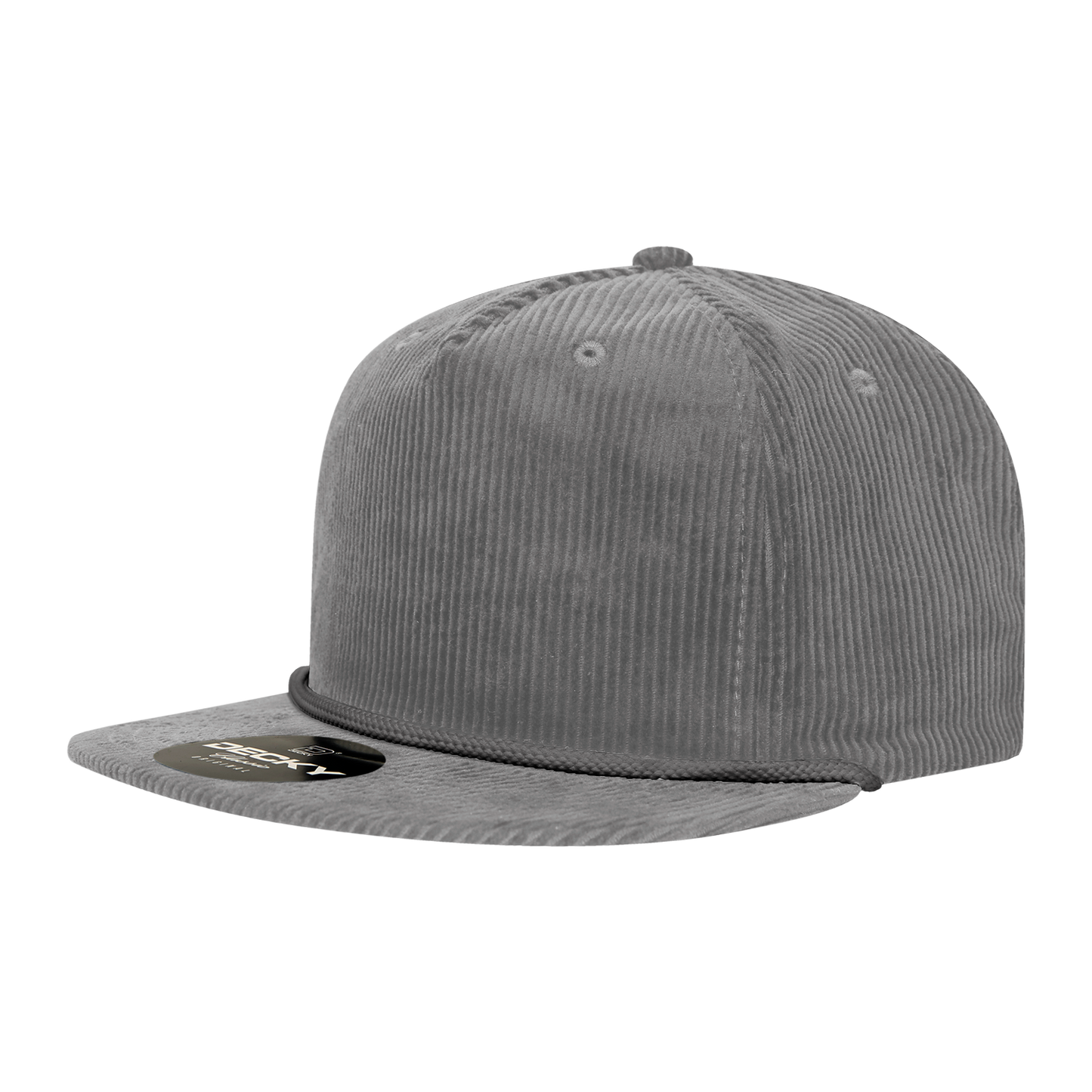 Decky 5 Panel High Profile Relaxed Corduroy Rope Hat