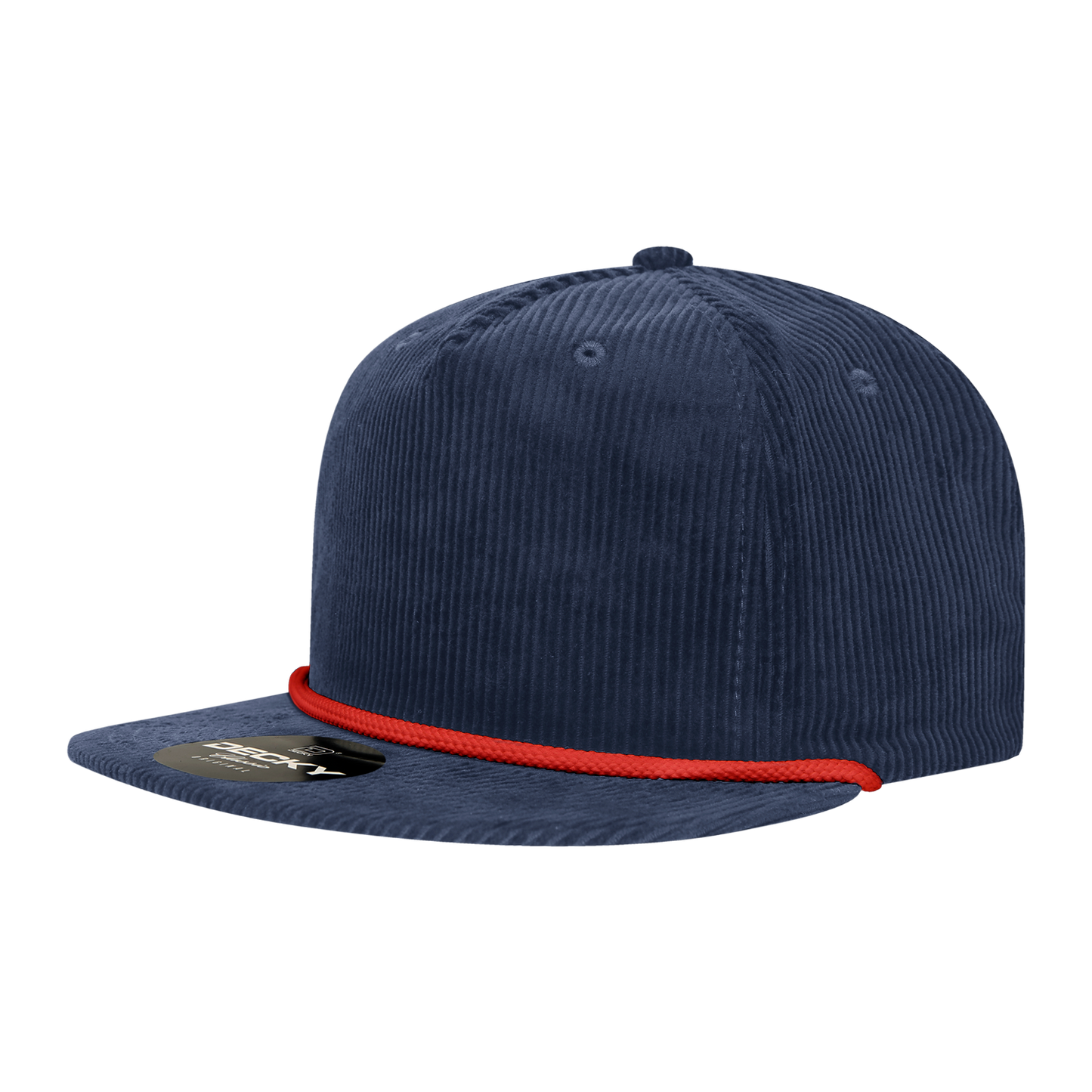 Decky 5 Panel High Profile Relaxed Corduroy Rope Hat