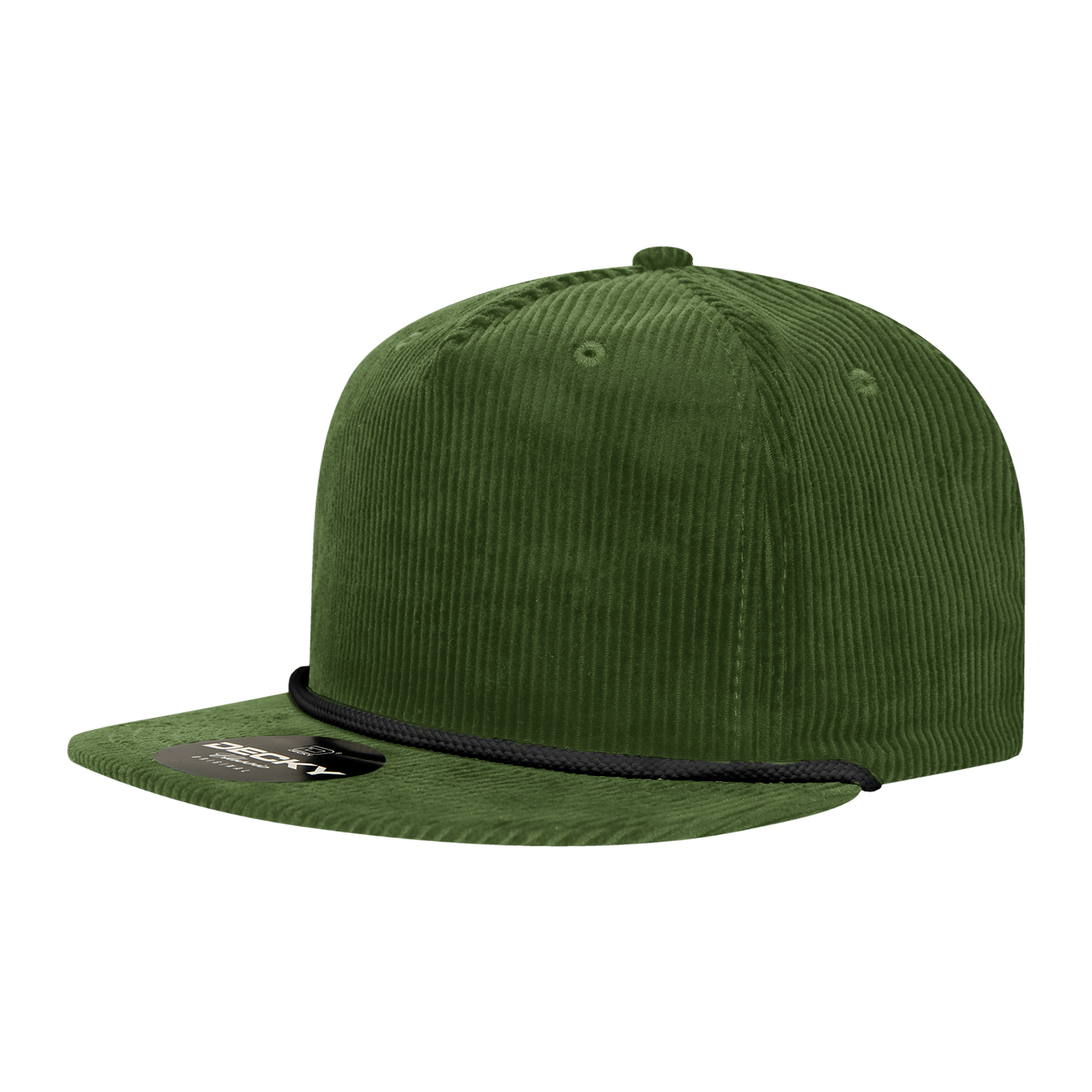 Decky 5 Panel High Profile Relaxed Corduroy Rope Hat