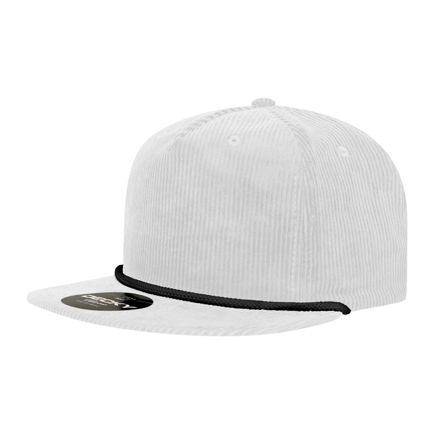 Decky 5 Panel High Profile Relaxed Corduroy Rope Hat