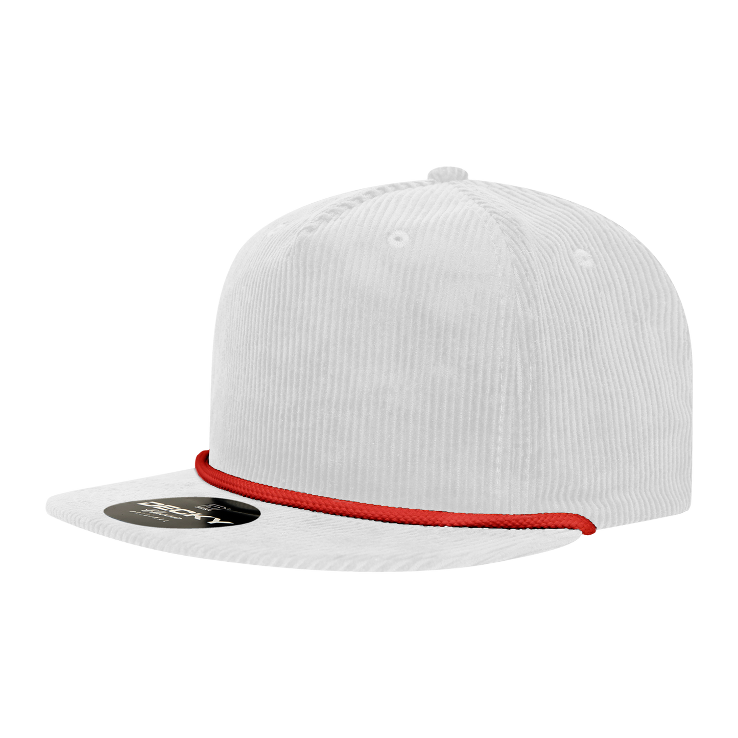 Decky 5 Panel High Profile Relaxed Corduroy Rope Hat