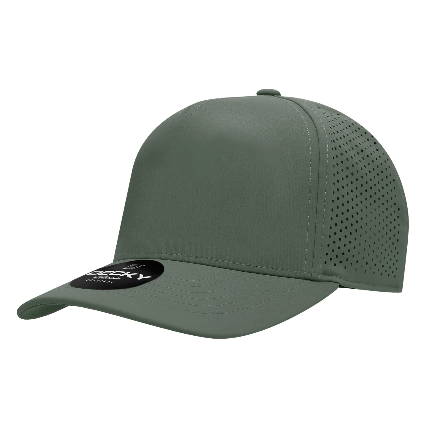 Decky 6045 Baseball Cap - Structured, Curved Brim