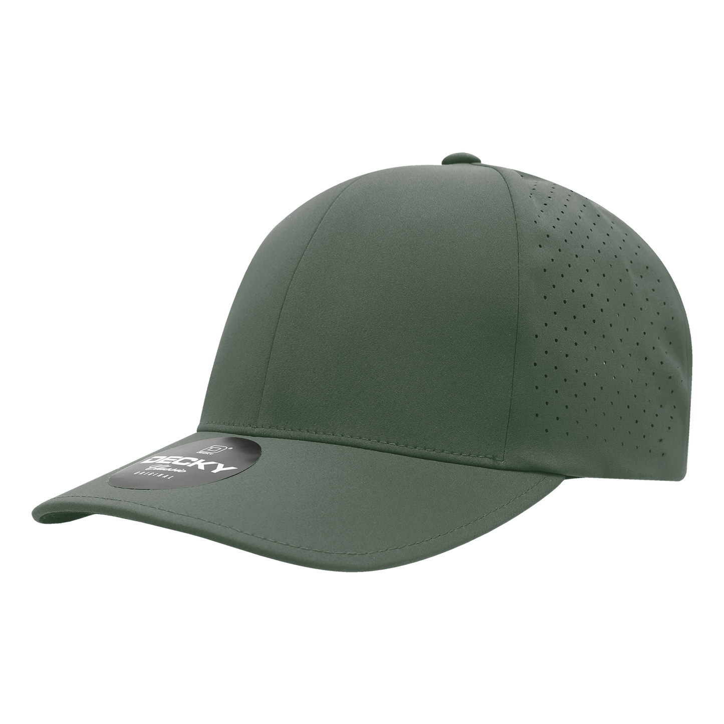 Decky 6046 Baseball Cap - Structured, Curved Brim