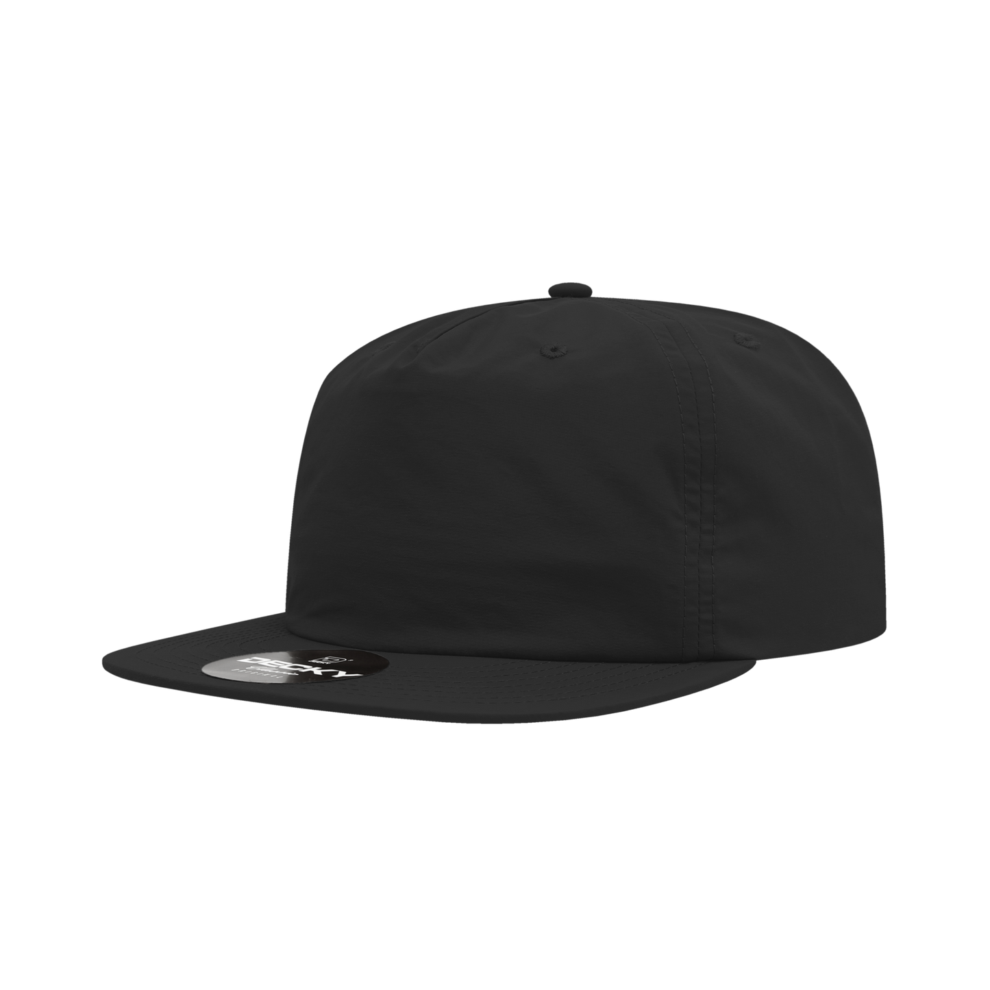 Decky 6050 Baseball Cap - Structured, Flat Brim