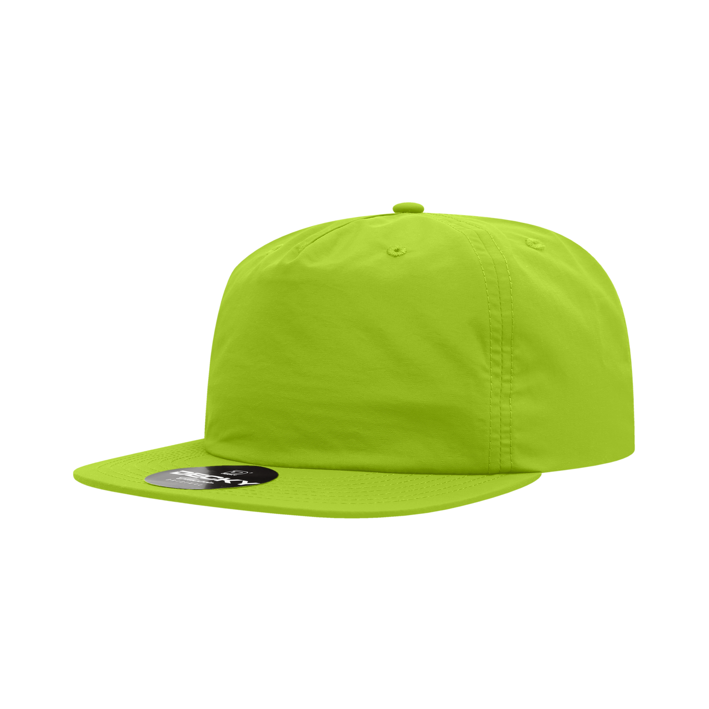 Decky 6050 Baseball Cap - Structured, Flat Brim