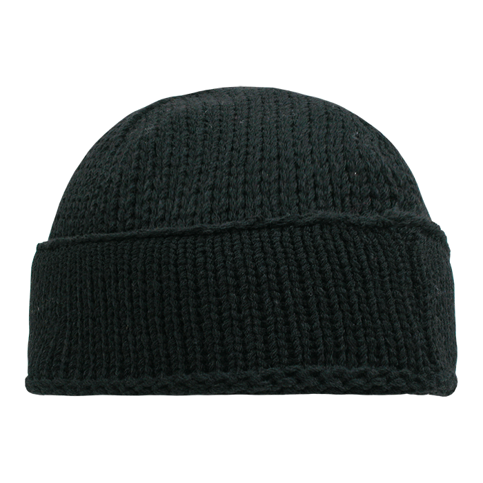 Decky Knitted Flat Top Cap w/ Visor