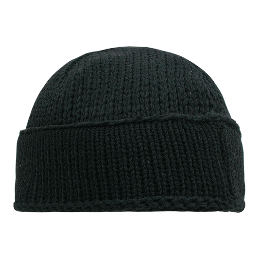Decky Knitted Flat Top Cap w/ Visor