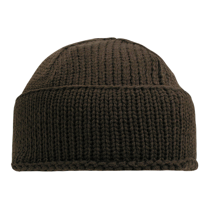Decky Knitted Flat Top Cap w/ Visor