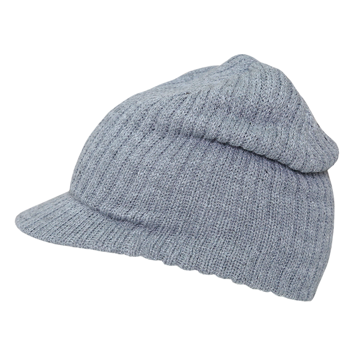 Decky 621 Beanie Hat - 100% Acrylic, Curved Brim