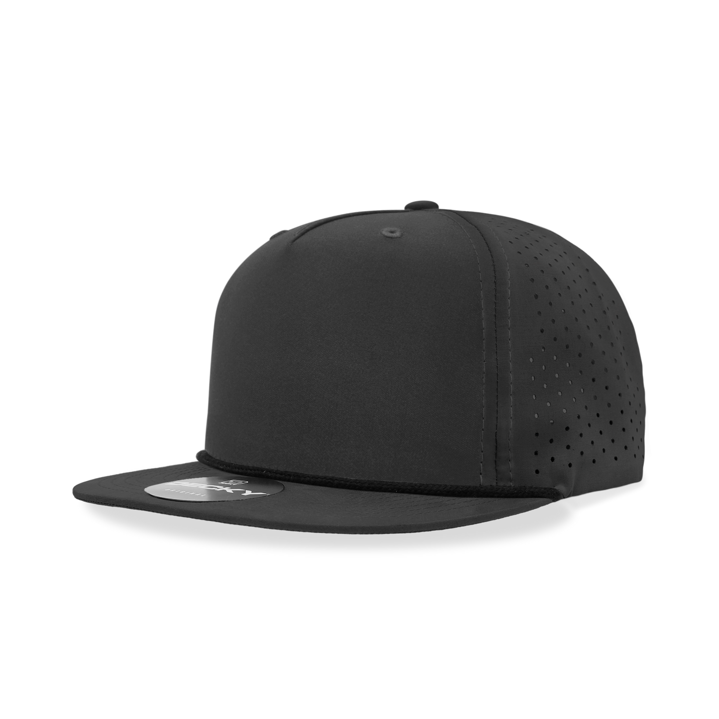 Decky 6226 Baseball Cap - Structured, Flat Brim