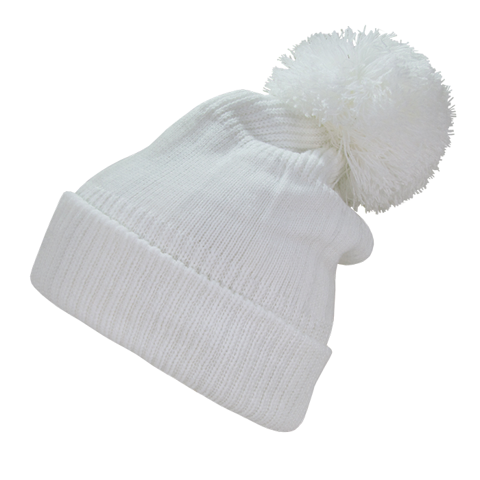 Decky 689 Pom Beanie - 100% Acrylic