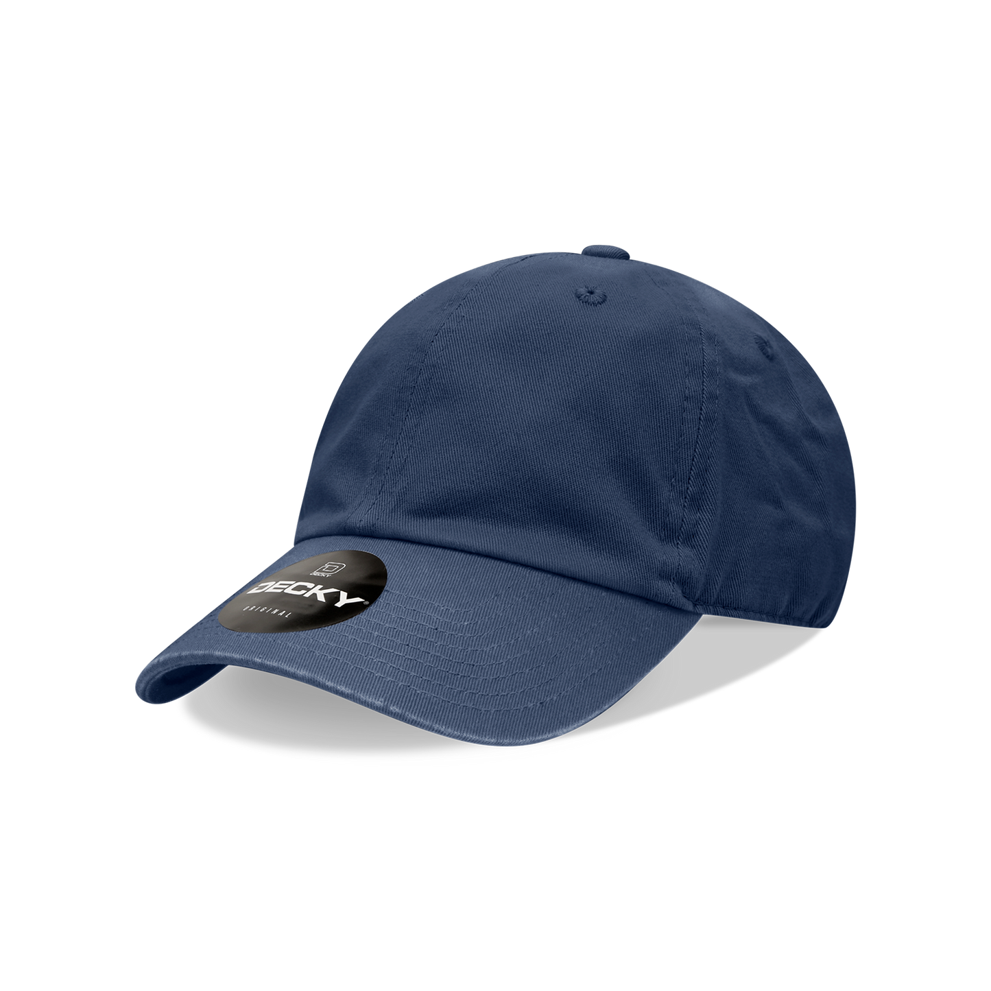 Decky 7005 Baseball Cap - 100% Cotton, Curved Brim