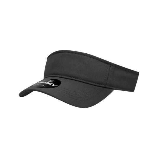 Decky 7007 Visor Cap - 100% Cotton, Curved Brim