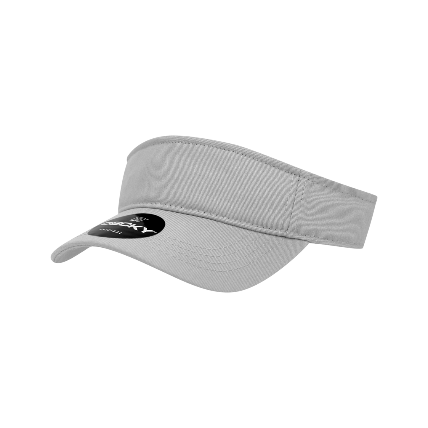 Decky 7007 Visor Cap - 100% Cotton, Curved Brim