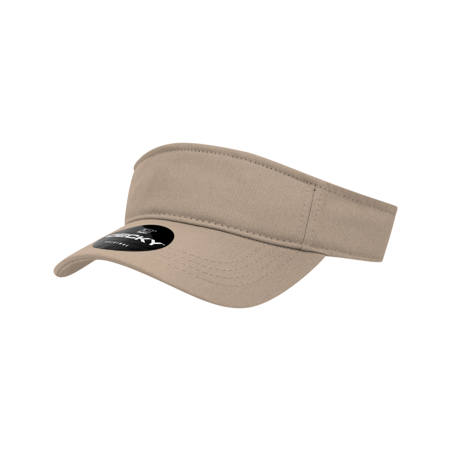 Decky 7007 Visor Cap - 100% Cotton, Curved Brim
