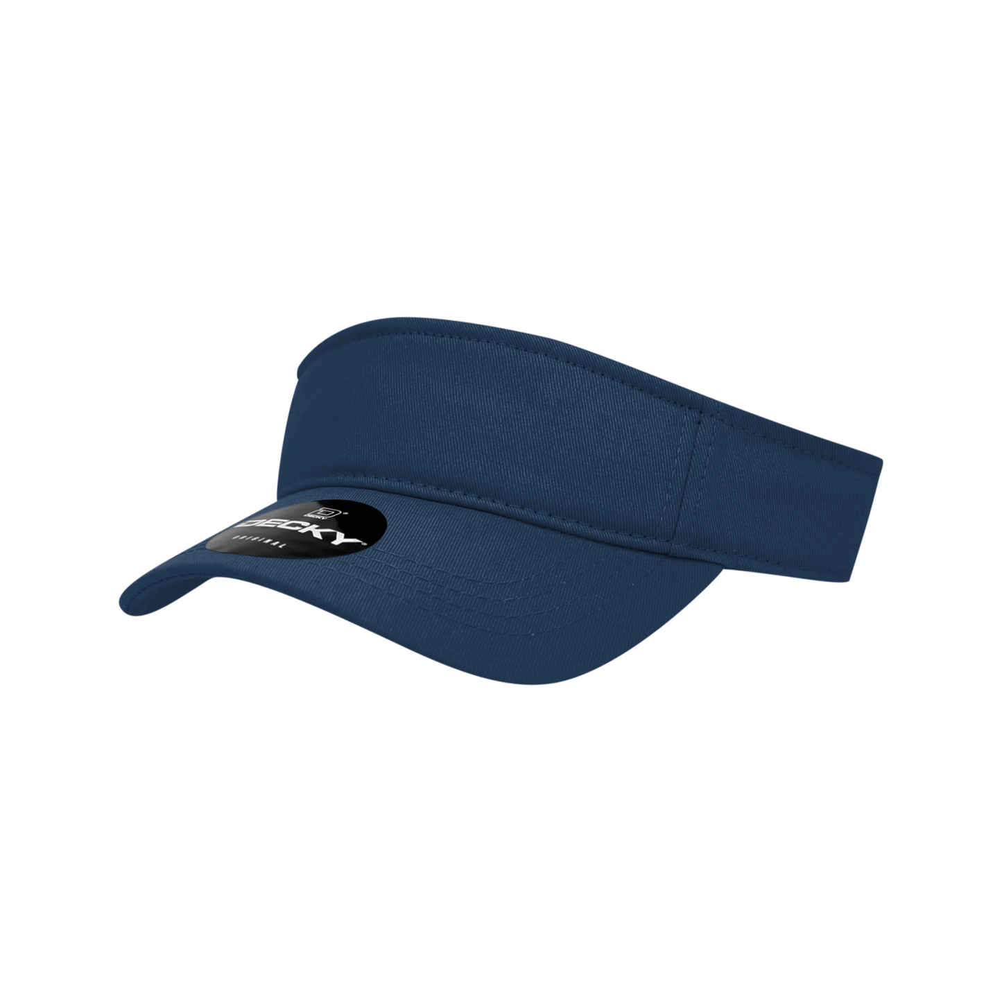 Decky 7007 Visor Cap - 100% Cotton, Curved Brim