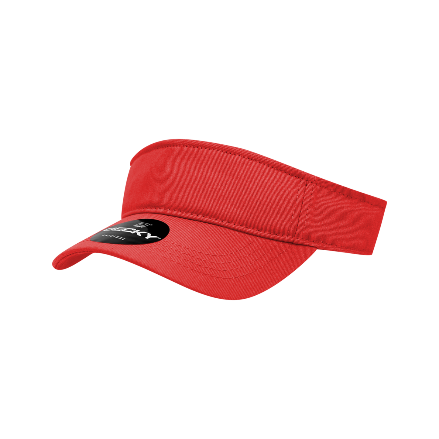 Decky 7007 Visor Cap - 100% Cotton, Curved Brim