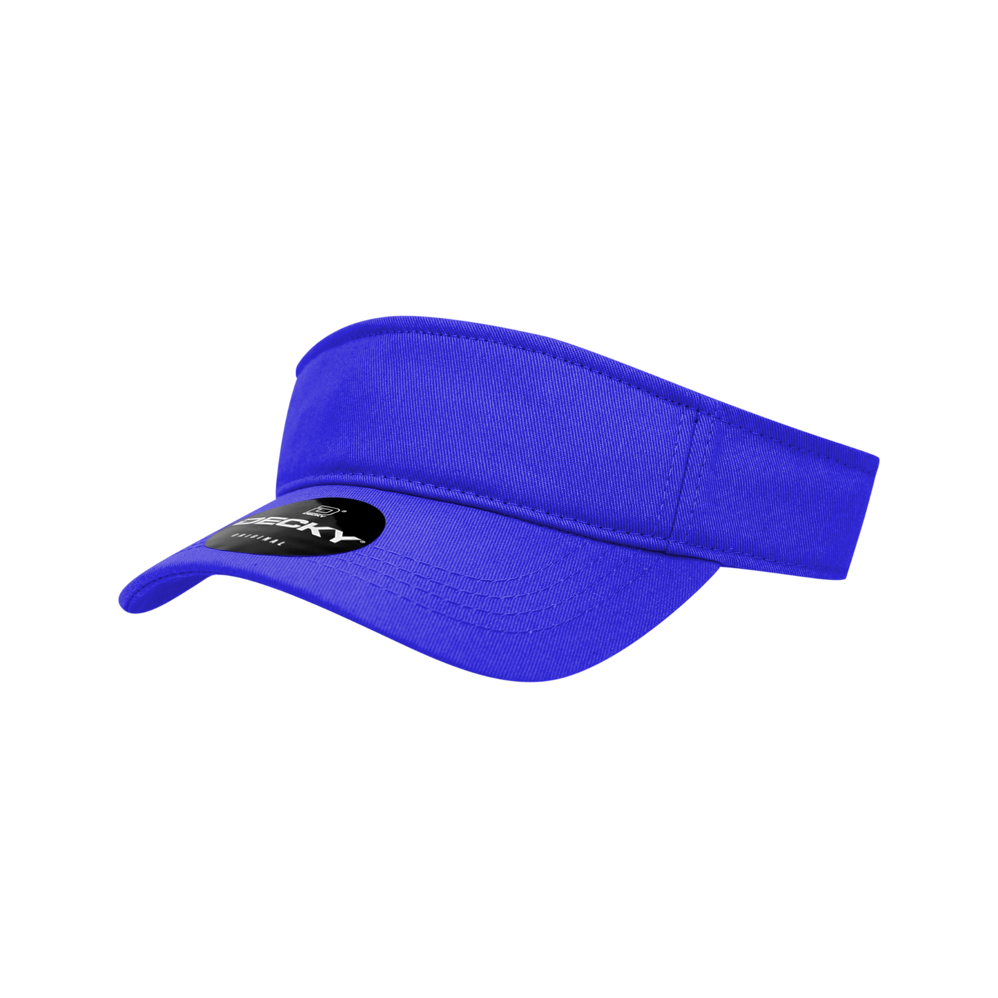 Decky 7007 Visor Cap - 100% Cotton, Curved Brim