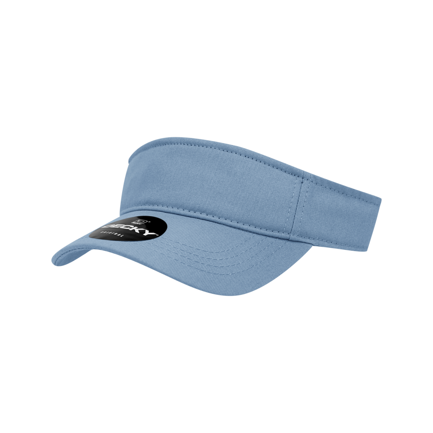 Decky 7007 Visor Cap - 100% Cotton, Curved Brim