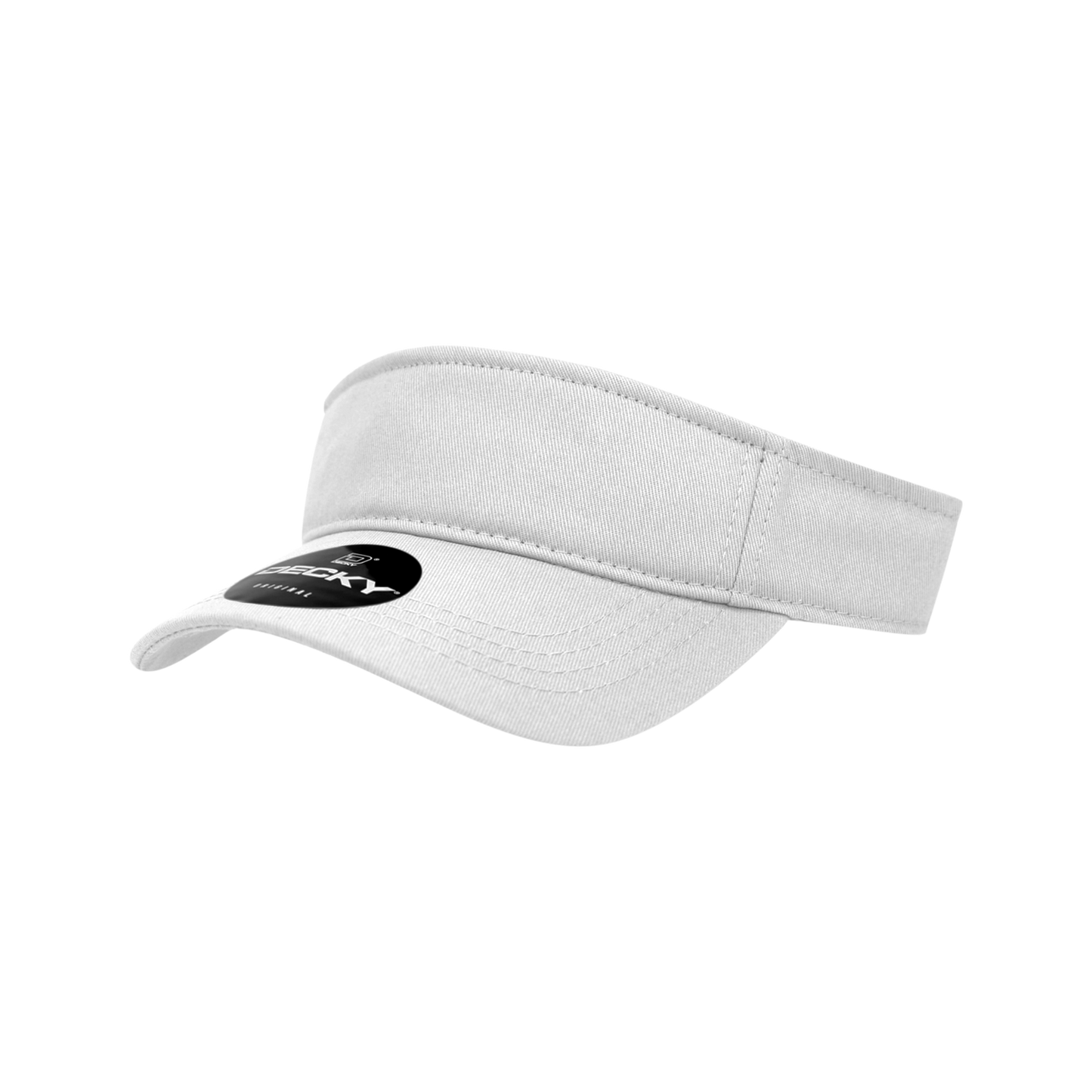 Decky 7007 Visor Cap - 100% Cotton, Curved Brim