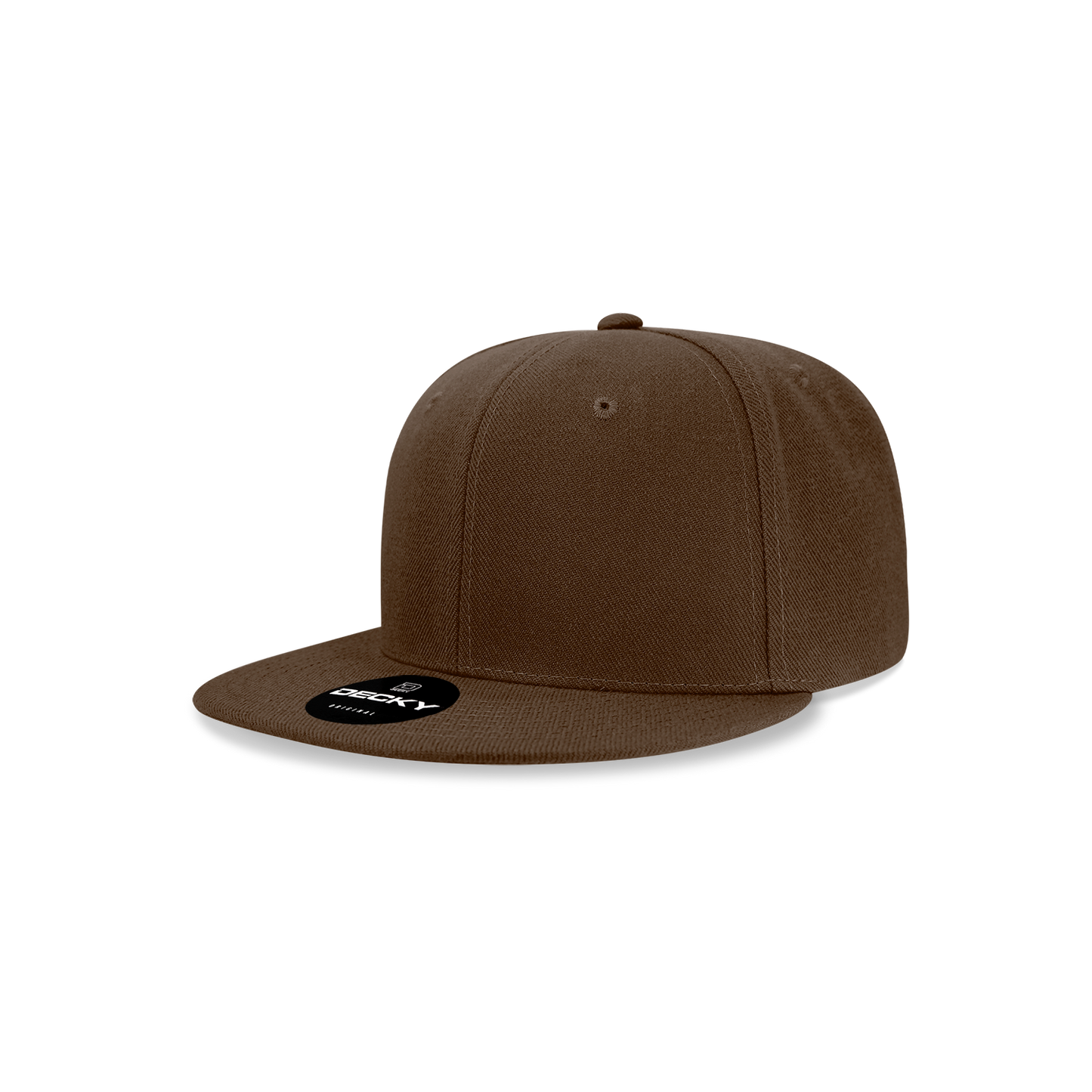 Decky 7011 Snapback Cap - 100% Polyester, Structured