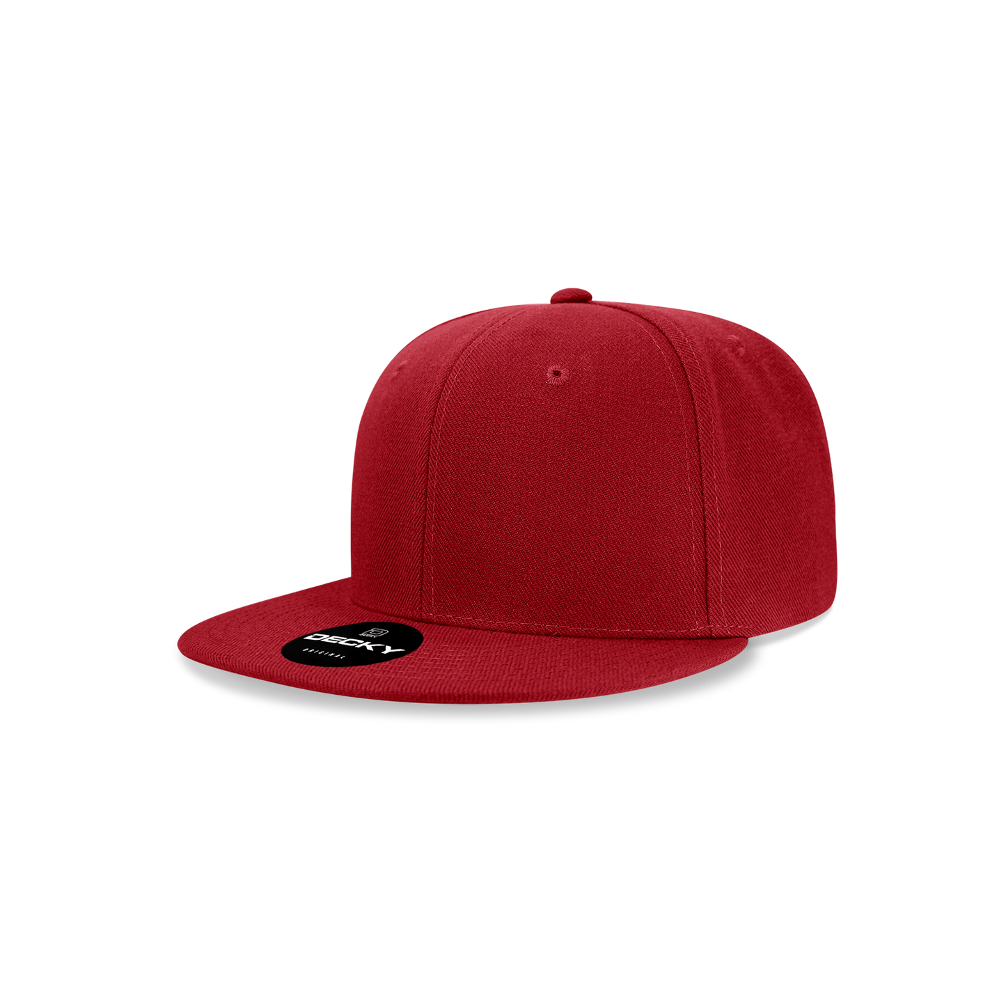 Decky 7011 Snapback Cap - 100% Polyester, Structured
