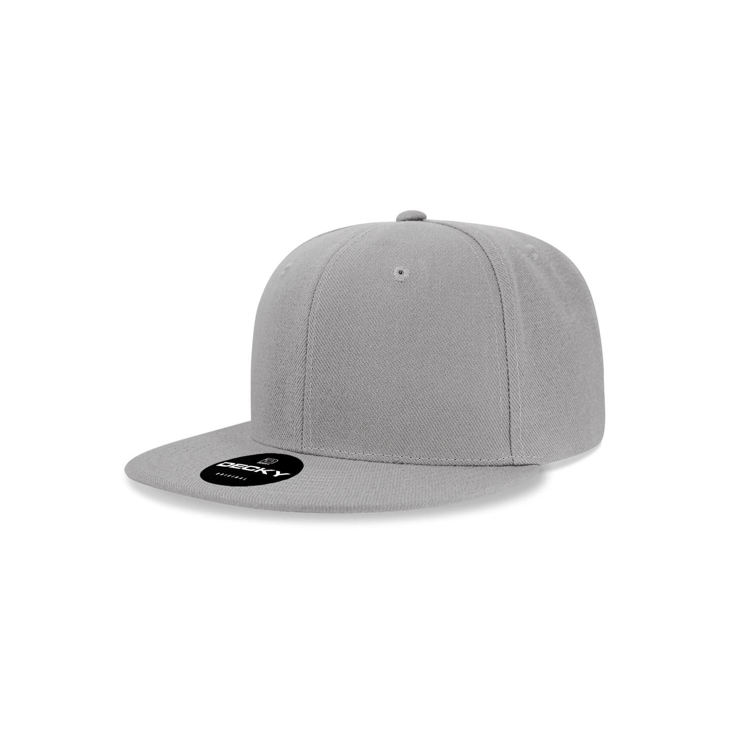 Decky 7011 Snapback Cap - 100% Polyester, Structured