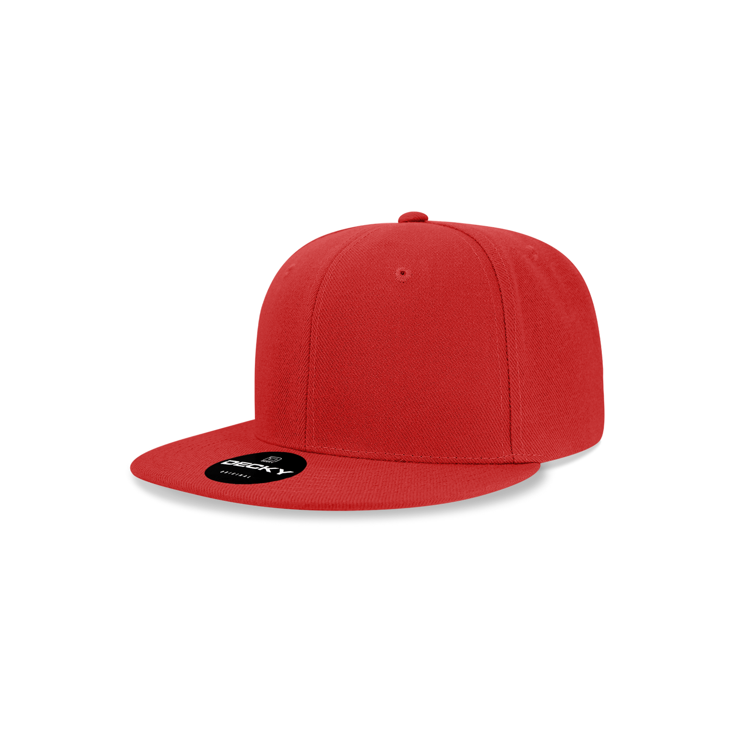 Decky 7011 Snapback Cap - 100% Polyester, Structured