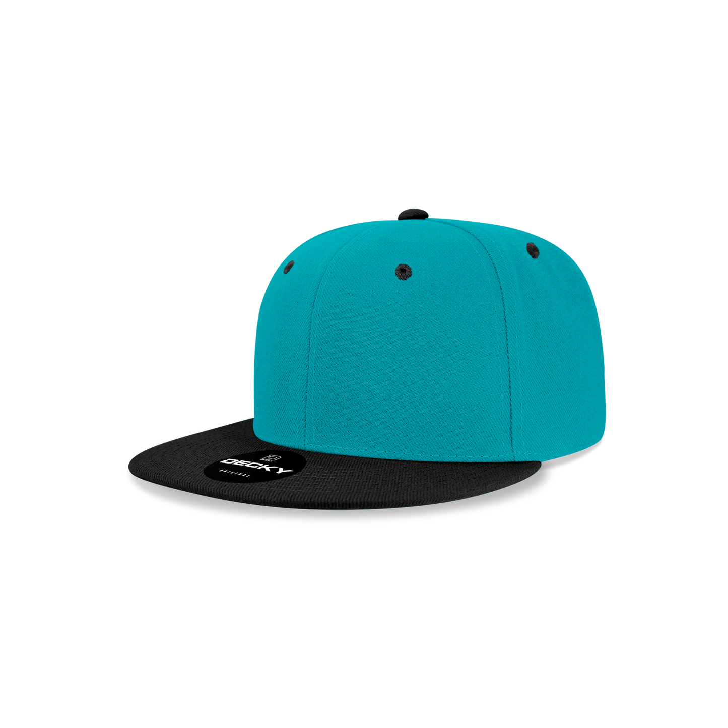 Decky 7011 Snapback Cap - 100% Polyester, Structured