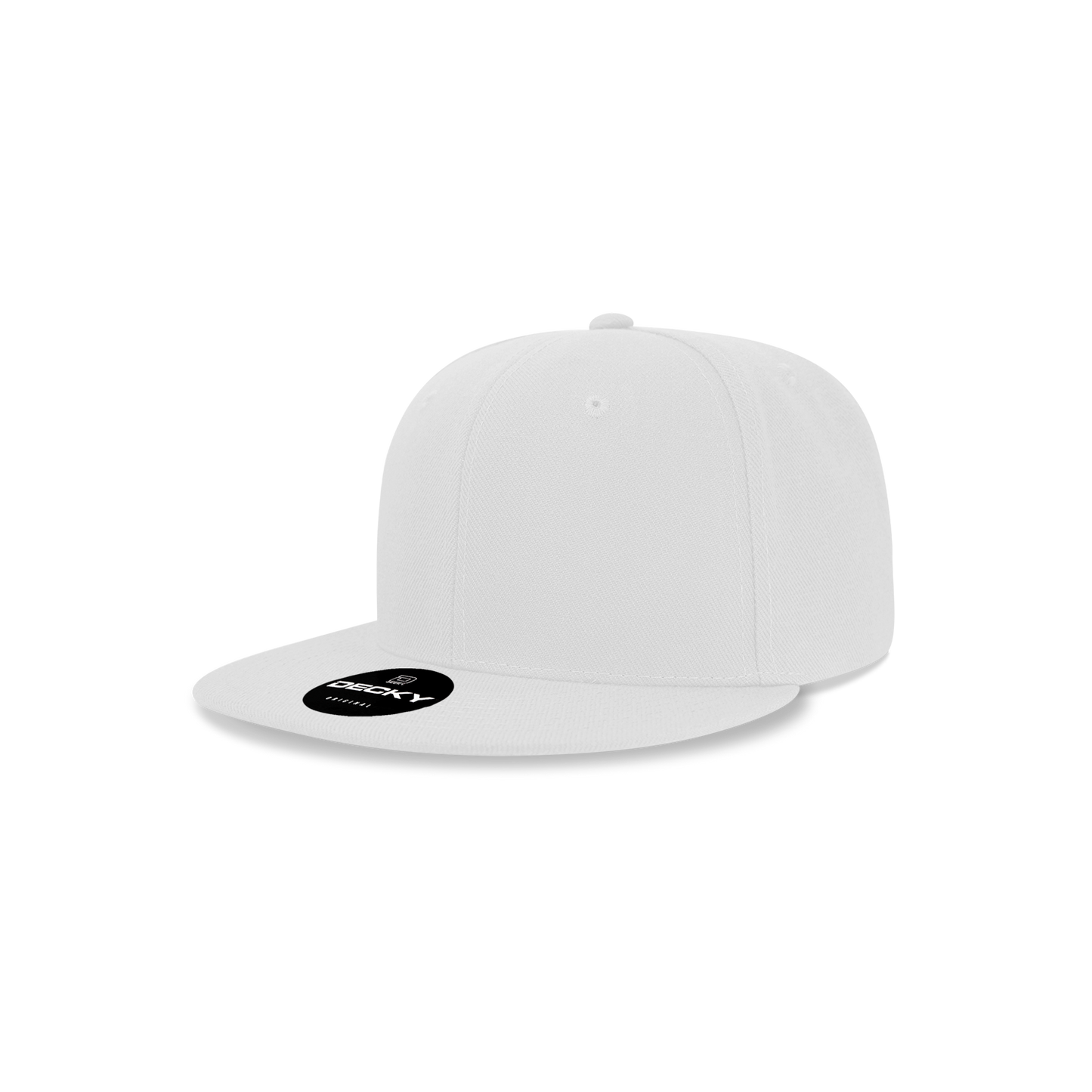 Decky 7011 Snapback Cap - 100% Polyester, Structured