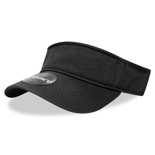 Decky 962 Visor Cap - Structured, Curved Brim