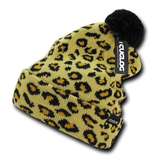 Decky K040 Pom Beanie - 100% Acrylic